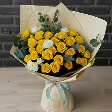 Букет цветов из:  Розы #REPLACE_PRED# город Кимры
