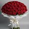 Букет 101 Красная роза Блэк Мэджик в город Кимры