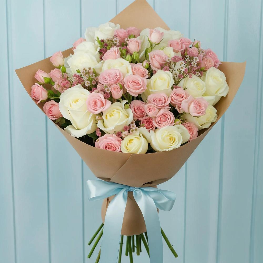 Букет цветов из: Розы в город Кимры