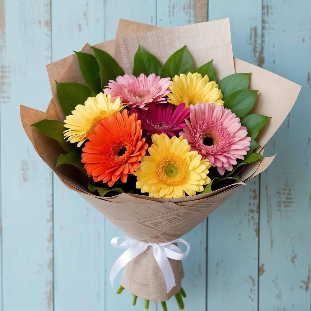 Букет цветов из: Герберы в город Кимры