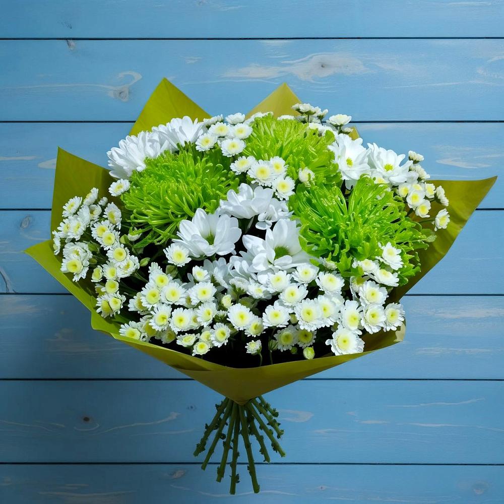 Букет цветов из: Хризантемы в город Кимры