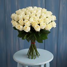 Букет 51 Белая роза Эдлесс Лав #REPLACE_PRED# город Кимры