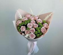 Букет цветов из:  Розы и Хризантемы в город Кимры