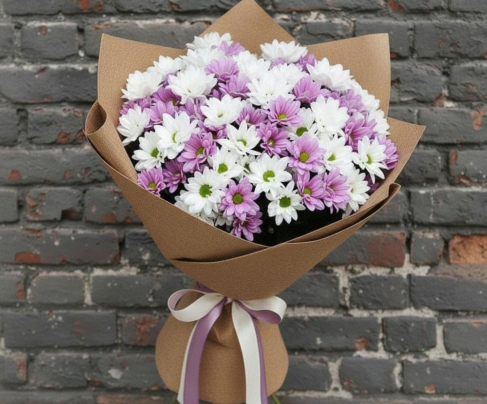 Букет цветов из: Хризантемы в город Кимры