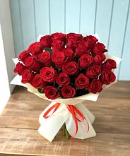 Букет 29 Красных роз в город Кимры