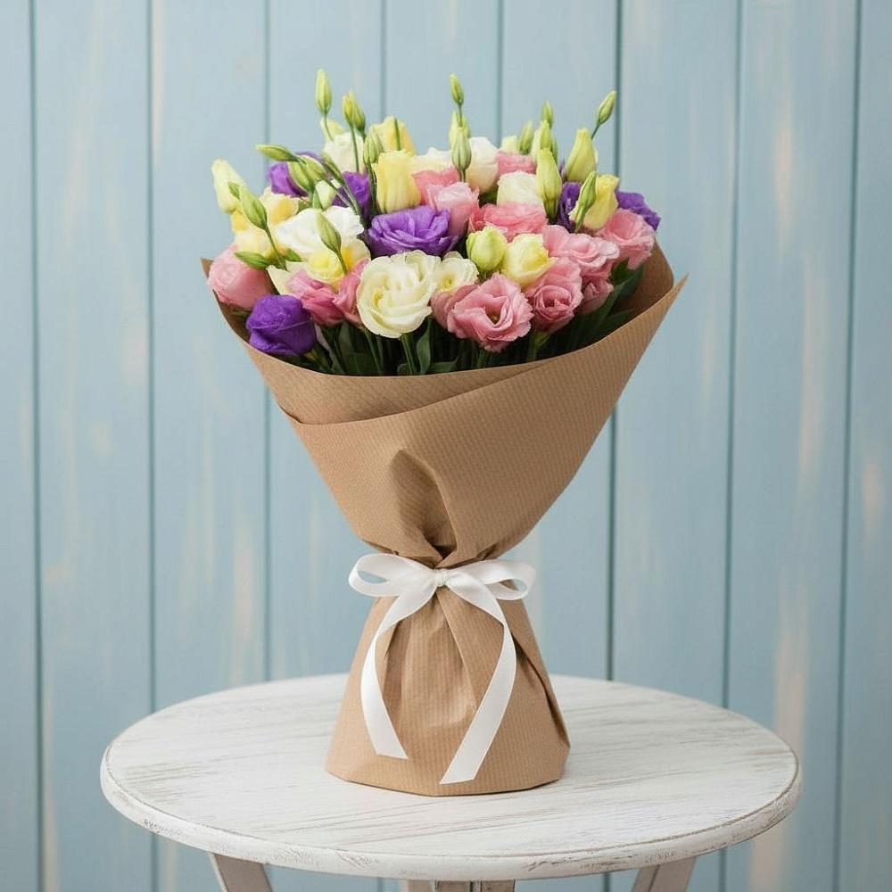 Букет цветов из: Лизиантусы в город Кимры