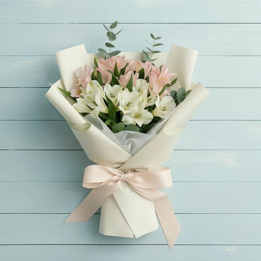 Букет цветов из: Альстромерии в город Кимры