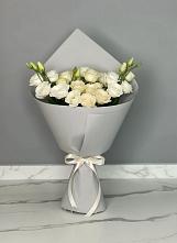 Букет цветов из:  Розы и Лизиантусы #REPLACE_PRED# город Кимры